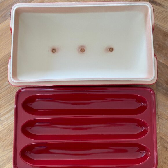 Emile Henry Grand Cru Baguette Bread Baker NWOT - Picture 3 of 4